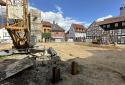 Baustalle Marktstraße Anfang Mai 2025