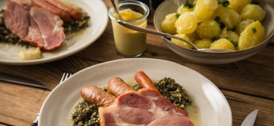 Grünkohl mit Fleisch