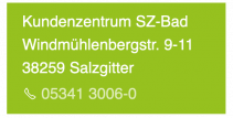 zum Kundenzentrum SZ-Bad