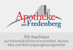 3% Nachlass auf freiverkäufliche Arzneimittel, Kosmetika und Nahrungsergänzungsmittel