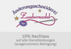 10% auf alle Dienstleistungen (ausgenommen Reinigung)