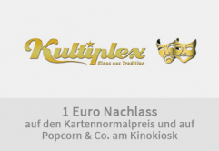 1 EUR Nachlass auf den Kartennormalpreis und auf Popcorn & Co. am Kiosk